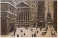  Winter on Wall Street, NY